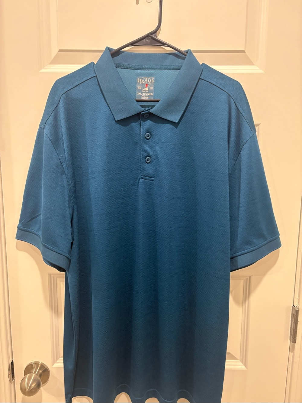 RedHead Men's Teal Blue Polo Shirt